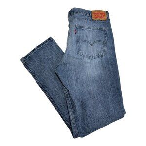Levi’s 514 100% Cotton 5 Pocket Straight‎ Leg Jeans Men’s 36x32